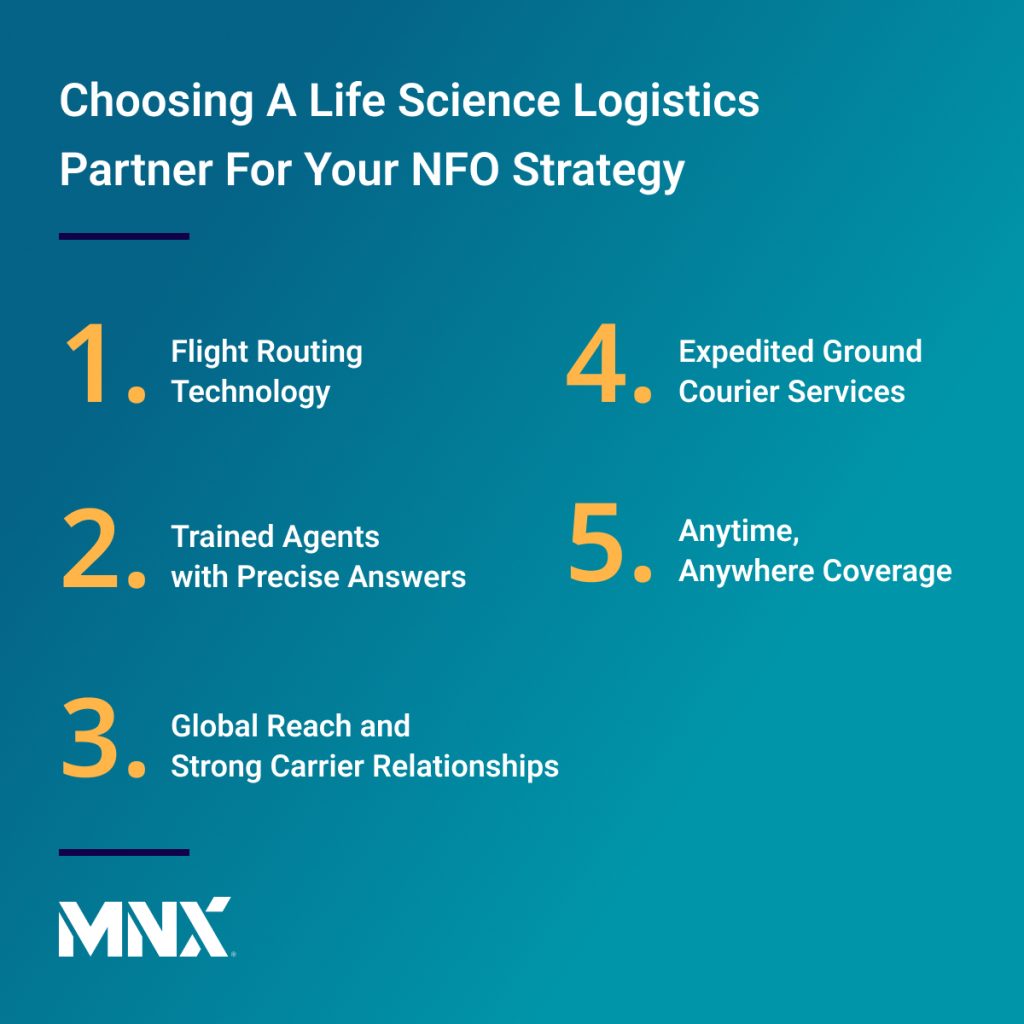 Choosing a Life Science Logistics Partner for Your NFO Strategy