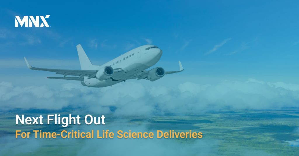 Next Flight Out for Time-Critical Life Science Deliveries