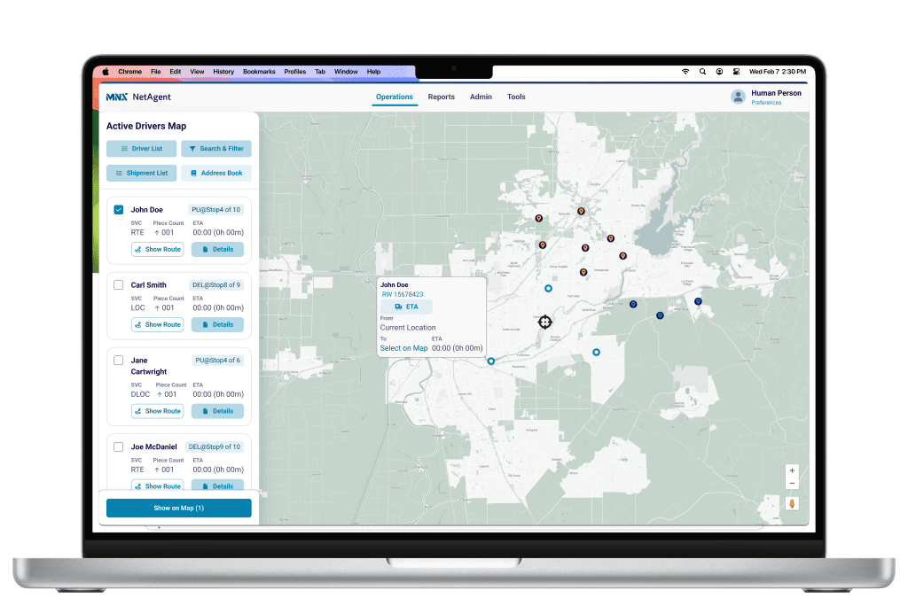 Maps Laptop map on a laptop